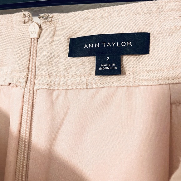 Ann Taylor Wrap Pencil Skirt (Tan Blush) - Picture 5 of 6